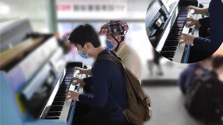 What happens when you see a piano master by chance on the street?