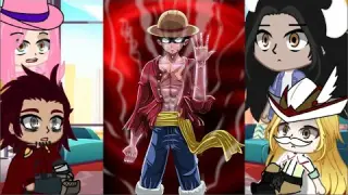 👒 The Rock Pirates React To Luffy, future | Compilation | one piece | Luffy | Gacha Club | Read Des