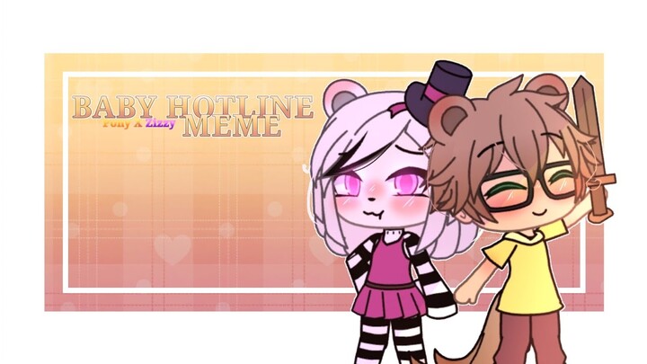 Baby Hotline Meme ll Piggy - Pony X Zizzy ll ITsEricka