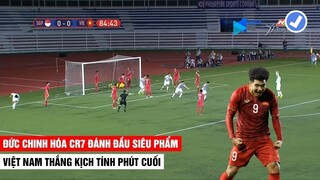 Đức Chinh Lắc Đầu Ghi Bàn Đẳng Cấp Ở Phút Cuối Như CR7 Đem Về Chiến Thắng Cho VN | Khán Đài Online