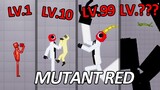 Evolution Of RED Mutant - Roblox Rainbow Friends - People Playground