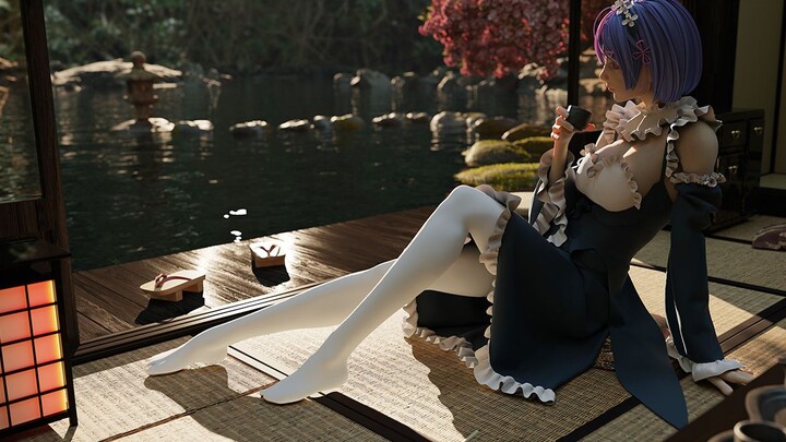 Rem like this, do you want to make your own animation to relieve the boredom in "Zero-Starting Life 