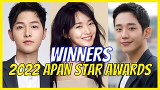 APAN Star Awards 2022 Winners