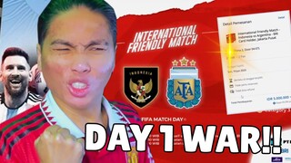 TUTORIAL WAR TIKET ARGENTINA VS INDONESIA DAY 1
