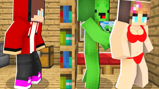 MIKEY ทำอะไรกับ MAIZEN GIRL - เรื่องตลกใน Minecraft (JJ และ)