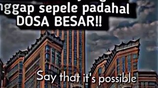 dosa besar yang di anggap sepele bagi kaum wanita!!!😱😱