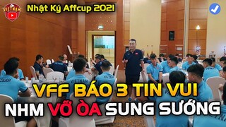Vừa Tập Về Tới Khách Sạn, VFF Đã Báo 3 Tin Vui Cho HLV PARK, NHM Vỡ Òa Sung Sướng