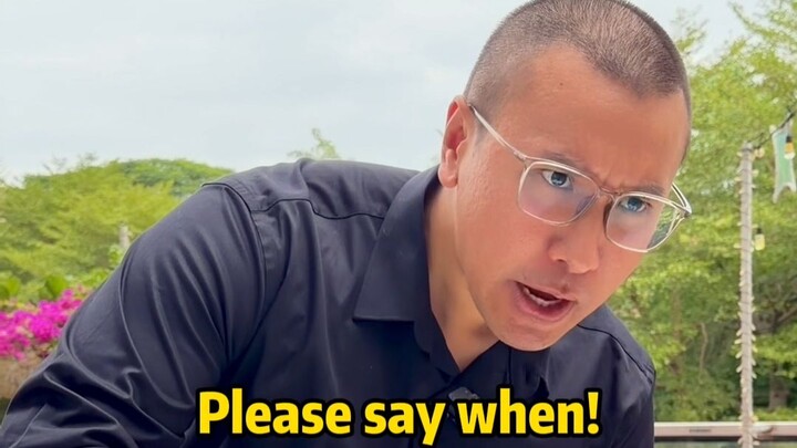 Nhân viên người nước ngoài nói với bạn “Say when” có nghĩa là gì?