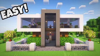 Minecraft: How to make Easy Modern House