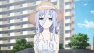 The male protagonist picked up a beautiful girl on the roadside