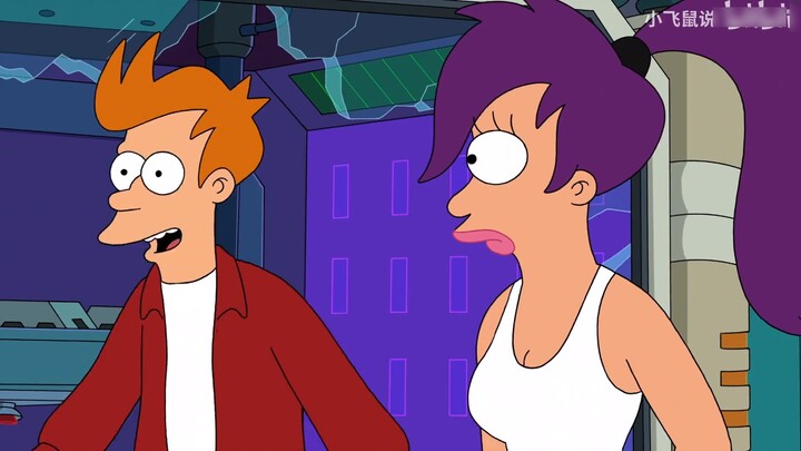 Futurama: Singing and dancing rap at his own funeral, did the black guy show his chicken feet? [Flyi