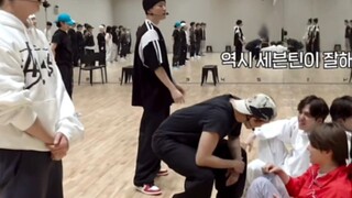 The younger leader is provoking the older leader, so crazy hahahaha