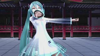 MMD YYB ประเภท Miku "Tenraku" แบบทดสอบ