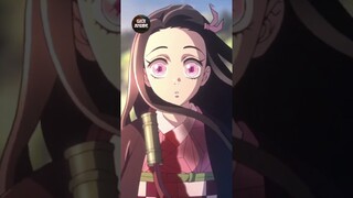 Nezuko có thể đứng dưới ánh năng mặt trời .. #anime #demonslayer #shorts