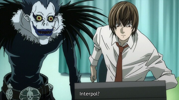 Death Note : kira and L first fight