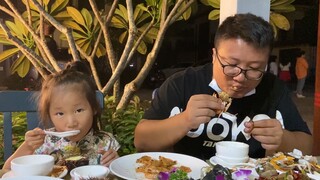 阿米VLOG,游玩了三亚天涯海角，278点了一桌子海鲜，吃爽了