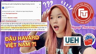 TRÚNG TUYỂN ĐẠI HỌC NGOẠI THƯƠNG 😱🔥 Chính thức trở thành sinh viên Harvard Việt Nam !!!