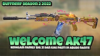 BUFF NERF SEASON 2! WELCOME AK47 MASUK CIRCLE GESS!! CODM INDONESIA