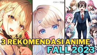 3 REKOMENDASI ANIME BARU OKTOBER 2023 | ANIME BARU FALL 2023