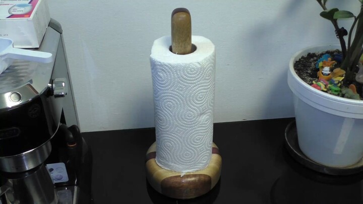 Amir Uzan - 22. Wooden paper towel holder.