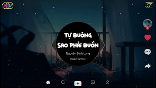 Tự Buông Sao Phải Buồn Remix | Nguyễn Đình Long x Brian Remix | Nhạc Trẻ  tiktok EDM 2022