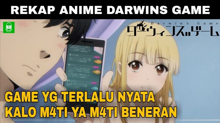 TEORI EVOLUSI BERKEDOK GAME !! REKAP SELURUH ALUR CERITA ANIME DARWINS GAME !! TOTAL EPS. 11