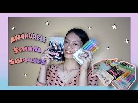 Back to School Mini Haul (2020) 700 PESOS LANG???? | Angelay Vlogs♡