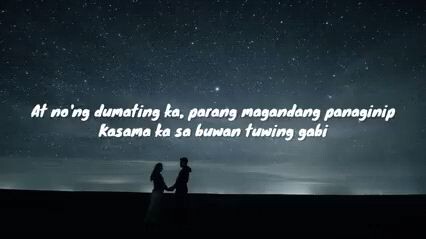 Dito Ka Lang Lyrics Video