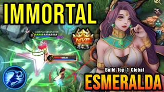 IMMORTAL!! Offlane Esmeralda Best Build and Emblem - Build Top 1 Global Esmeralda ~ MLBB