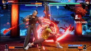 KOF15　チャンピオンvs拳皇　拳皇クリス　超スピードコンボ　　ワープの使い方が上手すぎる