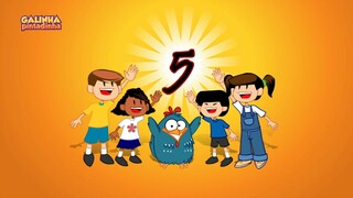 Coloquei Quem Está Feliz - DVD Galinha Pintadinha e sua turma de trás pra frente