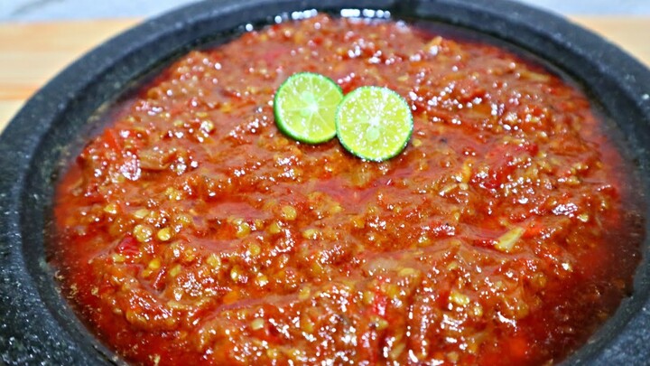 LANGSUNG LUDES‼️ SEMUA PADA SUKA ||RESEP SAMBAL LAMONGAN ENAK DAN TAHAN LAMA