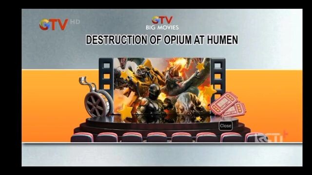 DESTRUCTION OF OPIUM AT HUMEN Bahasa Indonesia