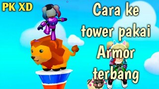 Cara ke Tower pakai Armor terbang baja di PK XD Pet Festival