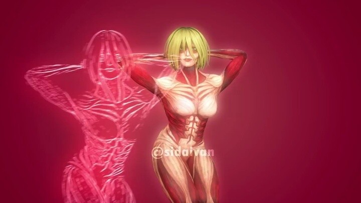 [Anime]MMD 3D Tarian Titan Perempuan
