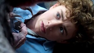The boy has supernatural powers since he was a child, and can actually see monsters hidden in the cr