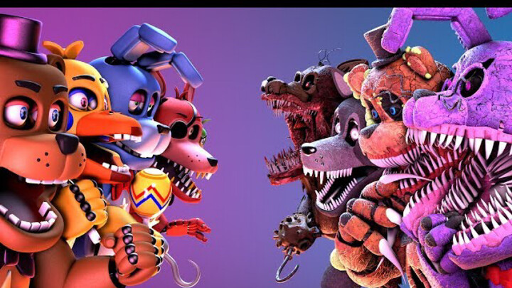 [FNAF SFM]Twisted Animatronics VS Rockstar