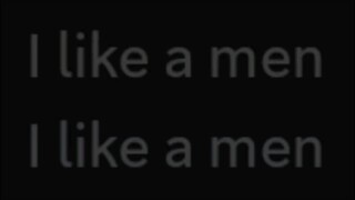 He likes a man