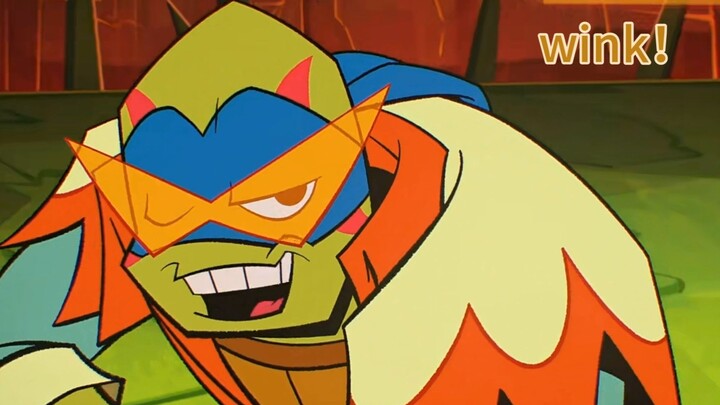 Versi ke-18 dari klip adegan pertarungan Teenage Mutant Ninja Turtles Leo