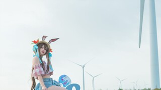 [ Arknights ] Musim panas ❤ Aku ingin jalan-jalan di pantai ❤ Amiya cos