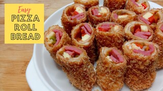 EASY PIZZA ROLL BREAD AT HOME // PIZZA ROLL BREAD RECIPE