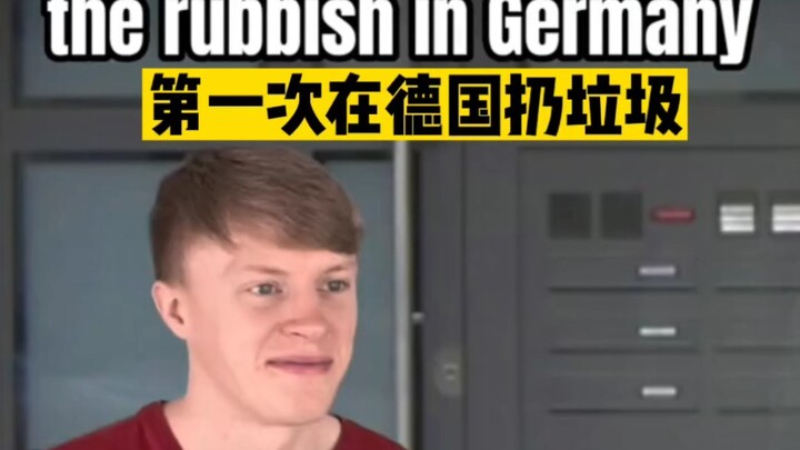Orang asing membuang sampah di Jerman untuk pertama kalinya...