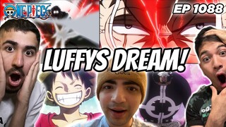 LUFFY'S DREAM! | ONE PIECE EPISODE 1088 REACTION