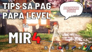 MIR4 GUIDE : TIPS SA PAG PAPA LEVEL SA MIR4 (BEGINNER GUIDE)