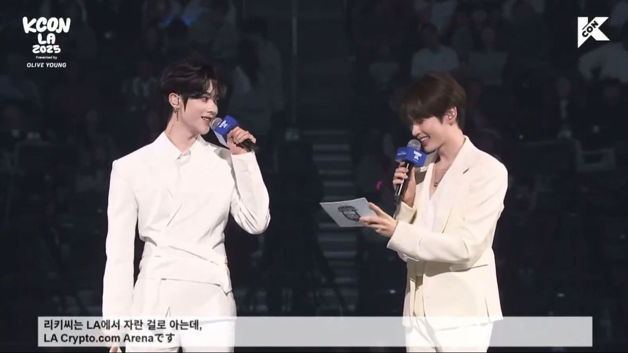 ZEROBASEONE Sung Hanbin & Ricky MCs Day 2 | KCON LA 2025