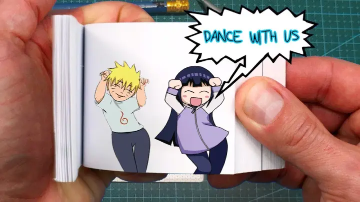 Naruto And His Friends Dance Caramelldansen - Anime Flipbook