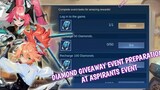 Free diamond event preparation for The Aspirants event in Mobile Legends 2022