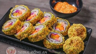 Món Ngon Hàn Quốc GIMBAP Chiên Xù - Bí Quyết Nấu Ăn Ngon