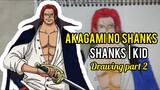 Drawing Akagami no Shanks [ona piece] part 2
