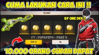 CARA AMPUH SPIN SHOTGUN M1887 HAND OF HOPE | SPIN SG 2 HIJAU - GARENA FREE FIRE!!